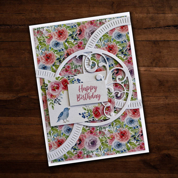 Flourish Circle Metal Cutting Die 26917 - Paper Rose Studio