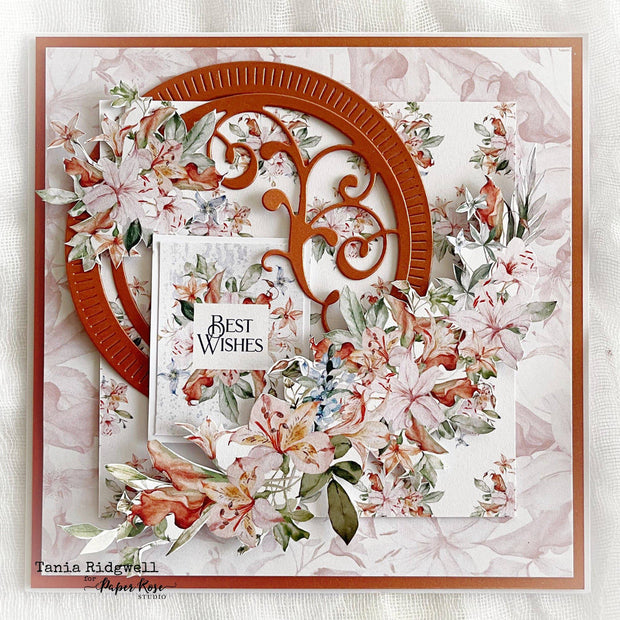 Flourish Circle Metal Cutting Die 26917 - Paper Rose Studio