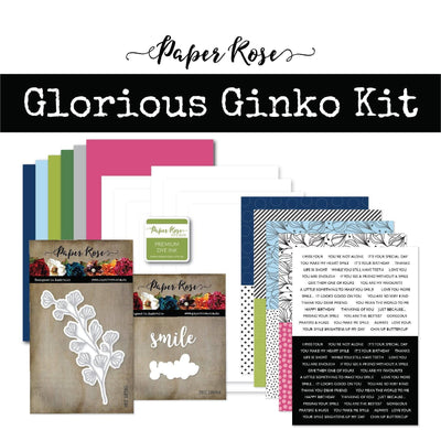 Glorious Ginko Cardmaking Kit 18978 - Paper Rose Studio