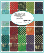 Grunge Metallics by Basic Grey Layer Cake - Moda Fabrics - Paper Rose Studio