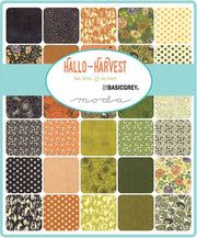 Hallo Harvest by Basic Grey Charm Pack - Moda Fabrics - Paper Rose Studio