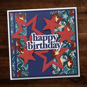 Happy Birthday Chunky Layered Metal Cutting Die 19547 - Paper Rose Studio