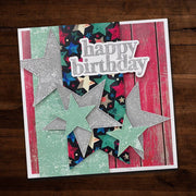 Happy Birthday Chunky Layered Metal Cutting Die 19547 - Paper Rose Studio