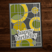 Happy Birthday Chunky Layered Metal Cutting Die 19547 - Paper Rose Studio