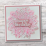 Happy Birthday Chunky Layered Metal Cutting Die 19547 - Paper Rose Studio