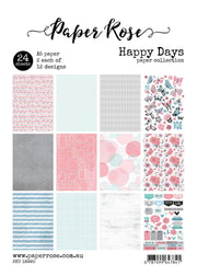 Happy Days A5 24pc Paper Pack 18990 - Paper Rose Studio