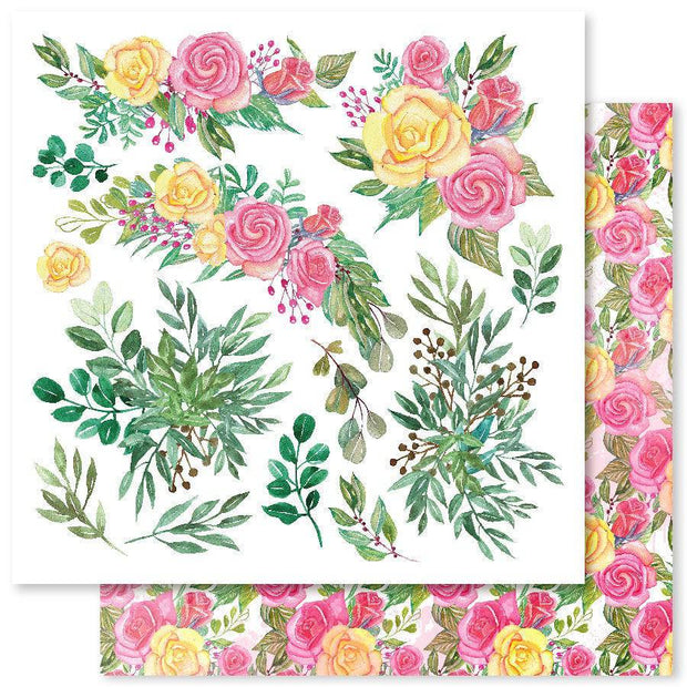 Hello Cupcake C 12x12 Paper (12pc Bulk Pack) 21810 - Paper Rose Studio