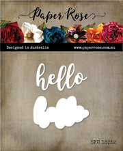 Hello Layered Metal Cutting Die 18252 - Paper Rose Studio