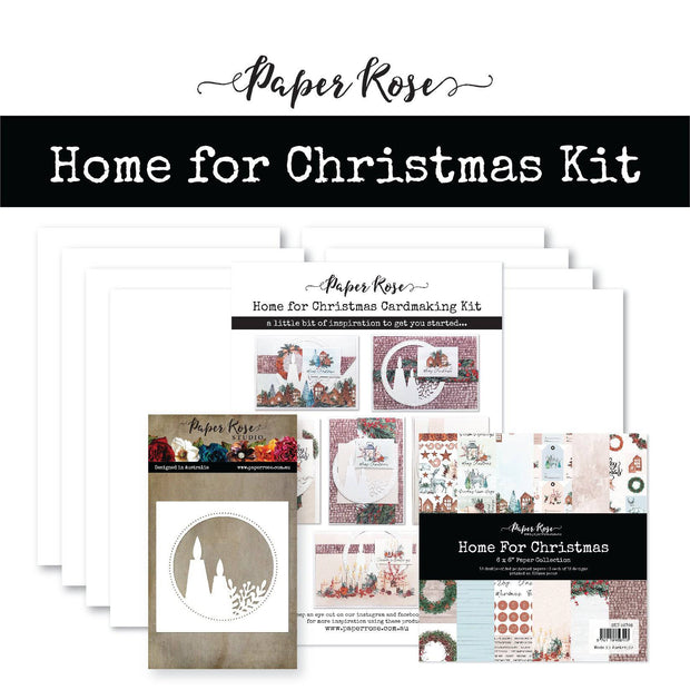 Home For Christmas Cardmaking Kit 27139 - Paper Rose Studio