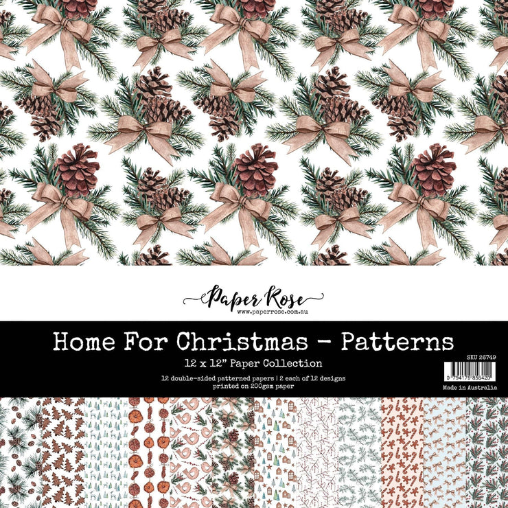Home for Christmas Patterns 12x12 Paper Collection 26749 - Paper Rose Studio