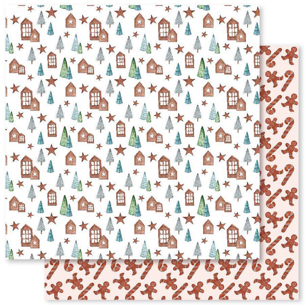 Home for Christmas Patterns E 12x12 Paper (12pc Bulk Pack) 26764 - Paper Rose Studio