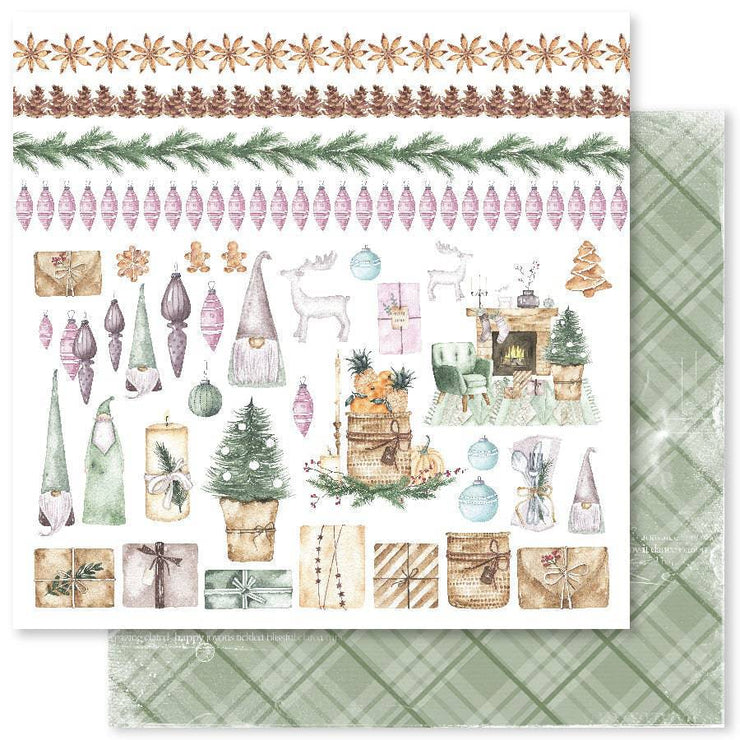 Home for the Holidays F 12x12 Paper (12pc Bulk Pack) 20405 - Paper Rose Studio