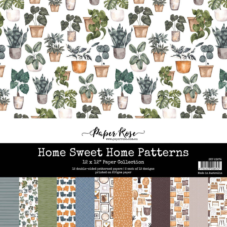 Home Sweet Home Patterns 12x12 Paper Collection 23674 - Paper Rose Studio