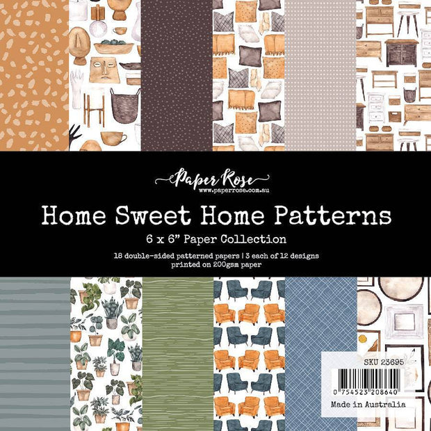 Home Sweet Home Patterns 6x6 Paper Collection 23695 - Paper Rose Studio