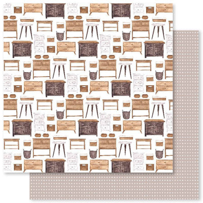 Home Sweet Home Patterns F 12x12 Paper (12pc Bulk Pack) 23692 - Paper Rose Studio
