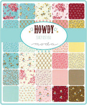 Howdy by Stacy Iest Hsu Charm Pack - Moda Fabrics - Paper Rose Studio