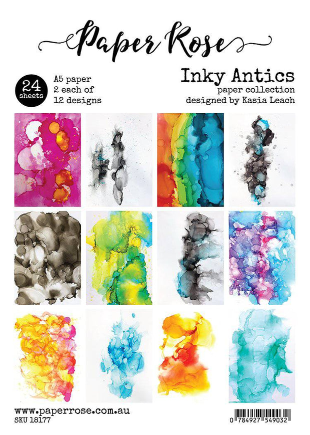 Inky Antics A5 24pc Paper Pack 18177 - Paper Rose Studio
