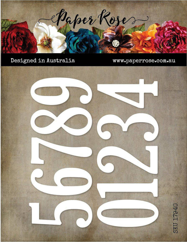 Jumbo Numbers Metal Cutting Die 17940 - Paper Rose Studio