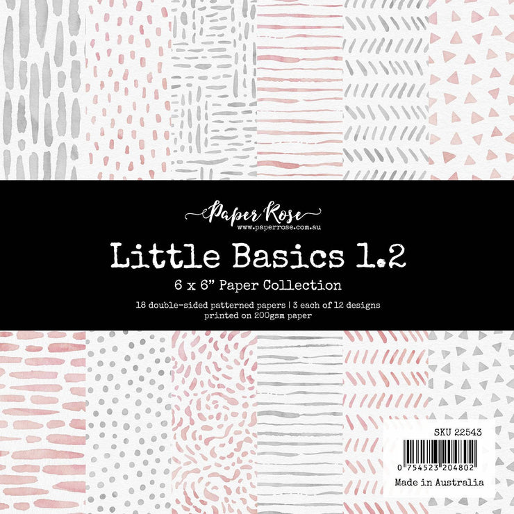 Little Basics 1.2 6x6 Paper Collection 22543 - Paper Rose Studio