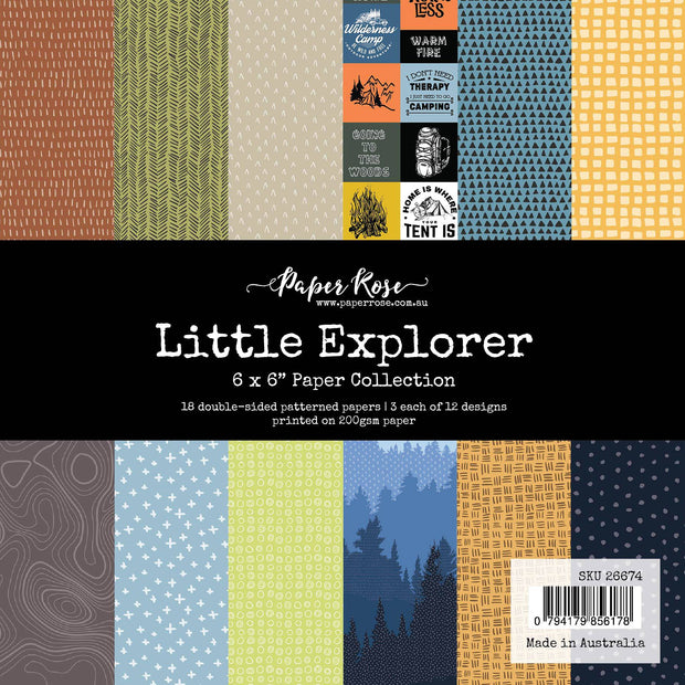 Little Explorer 6x6 Paper Collection 26674 - Paper Rose Studio
