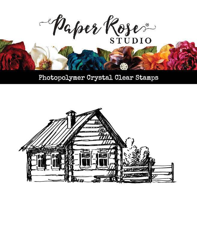 Log Cabin Clear Stamp Set 23584 - Paper Rose Studio