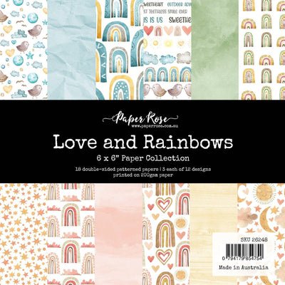 Love and Rainbows 6x6 Paper Collection 26248 - Paper Rose Studio