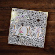 Mandala Card Fronts - Gold Foil 6x6 Paper Collection 29242 - Paper Rose Studio