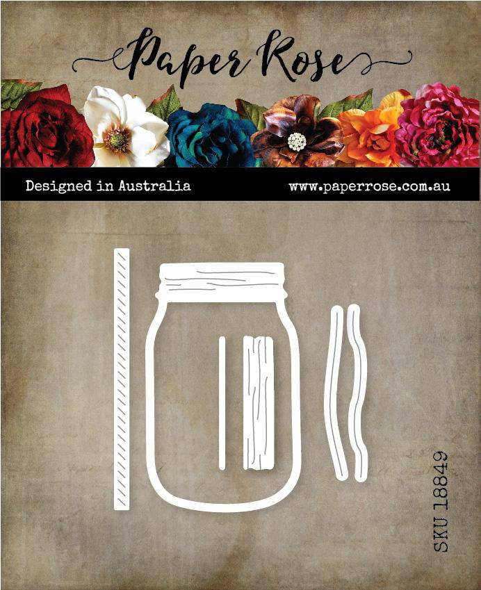 Mason Jar Metal Cutting Die 18849 - Paper Rose Studio