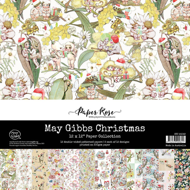 May Gibbs Christmas 12x12 Paper Collection 24049 - Paper Rose Studio