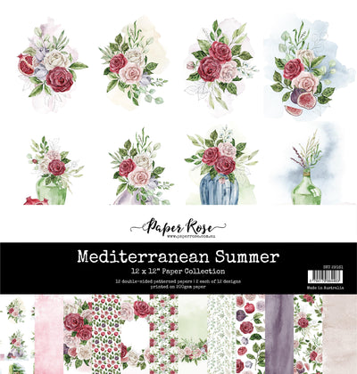 Mediterranean Summer 12x12 Paper Collection 29161 - Paper Rose Studio