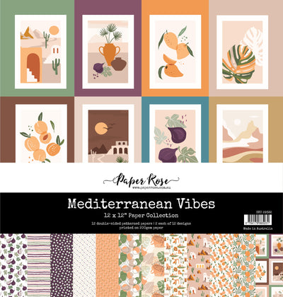 Mediterranean Vibes 12x12 Paper Collection 29392 - Paper Rose Studio