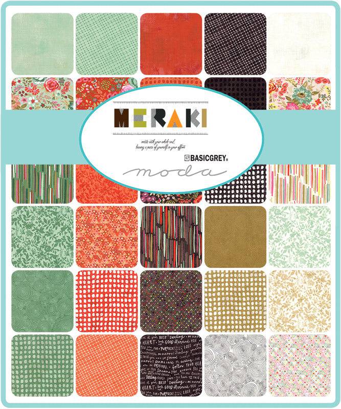Meraki by Basic Grey Layer Cake - Moda Fabrics - Paper Rose Studio