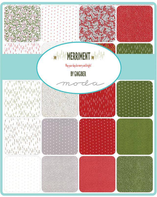 Merriment by Gingiber Charm Pack - Moda Fabrics - Paper Rose Studio