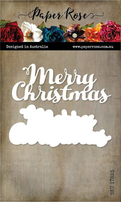 Merry Christmas Text Metal Cutting Die 17823 - Paper Rose Studio