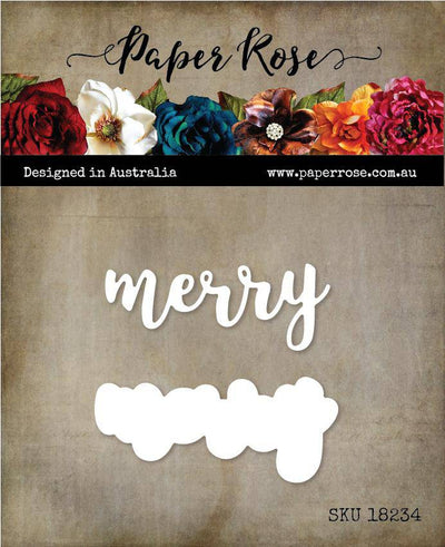 Merry Layered Metal Cutting Die 18234 - Paper Rose Studio