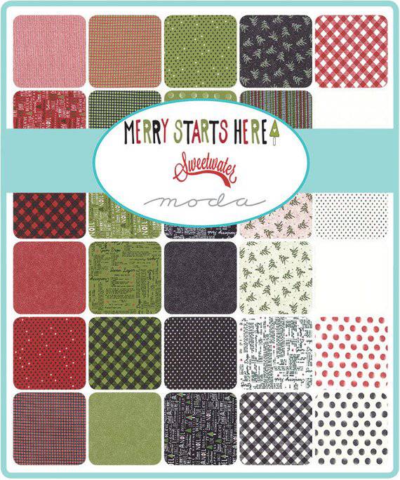 Merry Starts Here by Sweetwater Layer Cake - Moda Fabrics - Paper Rose Studio