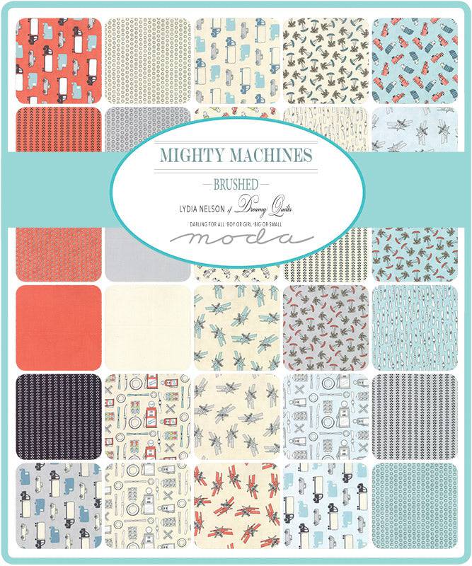 Mighty Machines - Lydia Nelson Fat Quarter Pack (9 piece) - Paper Rose Studio
