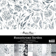 Monochrome Garden 12x12 Paper Collection 24733 - Paper Rose Studio