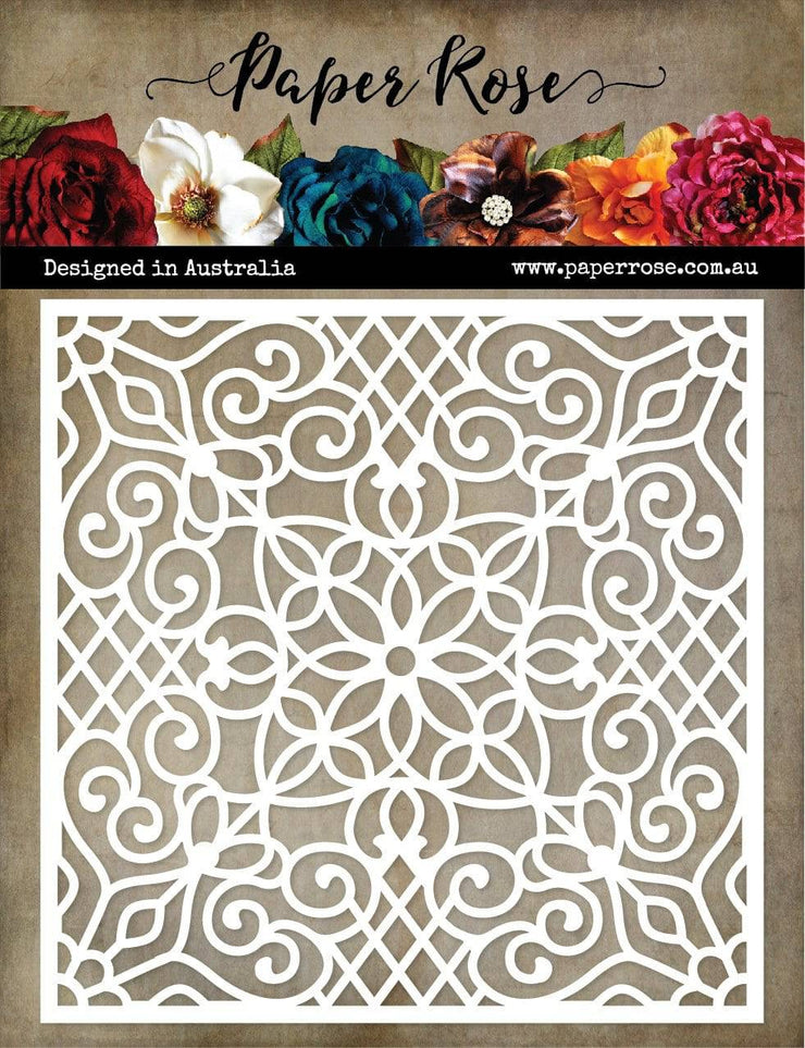 Moroccan Lattice 6x6" Stencil 18138 - Paper Rose Studio