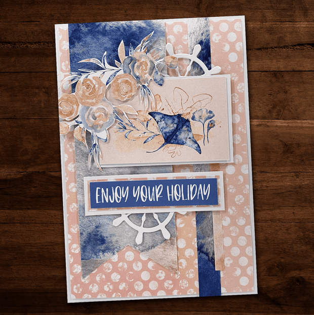 Ocean Dance Cardmaking Kit 21114 - Paper Rose Studio