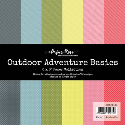 Outdoor Adventure Basics 6x6 Paper Collection 24130 - Paper Rose Studio