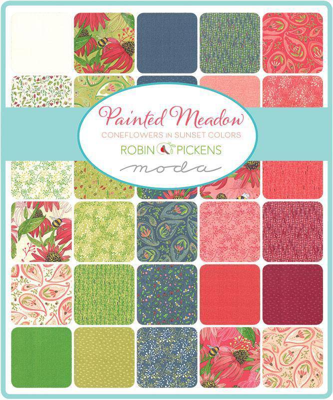 Painted Meadow - Robin Pickens Fat Quarter Pack 10pc (Style A) - Paper Rose Studio
