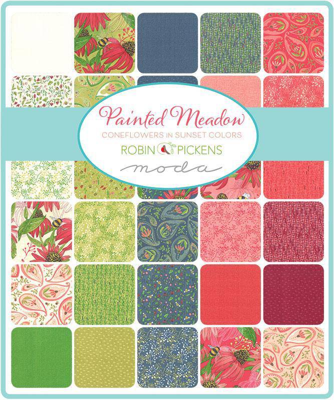 Painted Meadow - Robin Pickens Fat Quarter Pack 10pc (Style B) - Paper Rose Studio