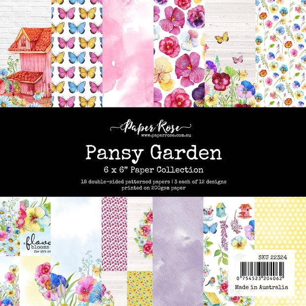 Pansy Garden 6x6 Paper Collection 22324 - Paper Rose Studio