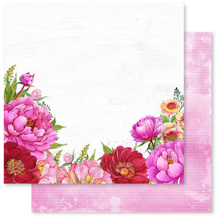 Peony Garden E 12x12 Paper (12pc Bulk Pack) 23287 - Paper Rose Studio