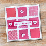 Pinked Squares Metal Die Set 18433 - Paper Rose Studio