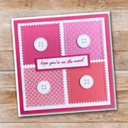 Pinked Squares Metal Die Set 18433 - Paper Rose Studio