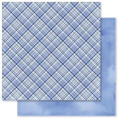 Plaid & Watercolour Mix H 12x12 Paper (12pc Bulk Pack) 20435 - Paper Rose Studio