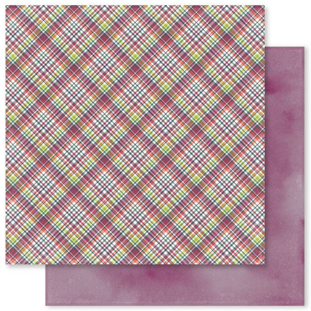 Plaid & Watercolour Mix I 12x12 Paper (12pc Bulk Pack) 20438 - Paper Rose Studio