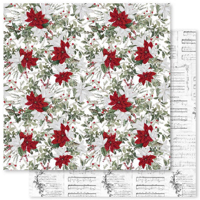 Poinsettia Garden A 12x12 Paper (12pc Bulk Pack) 26848 - Paper Rose Studio